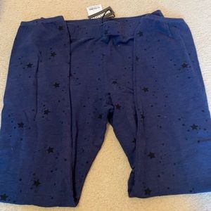 NWT Monrow Vintage Stardust jogger in Midnight blue. Sz M